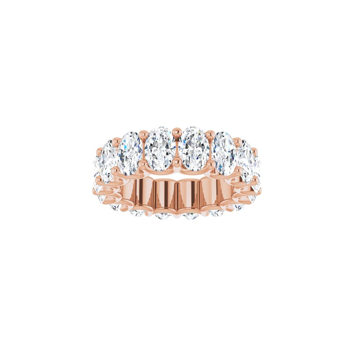 5 9/10 CTW Natural Diamond Eternity Band in 14k rose gold