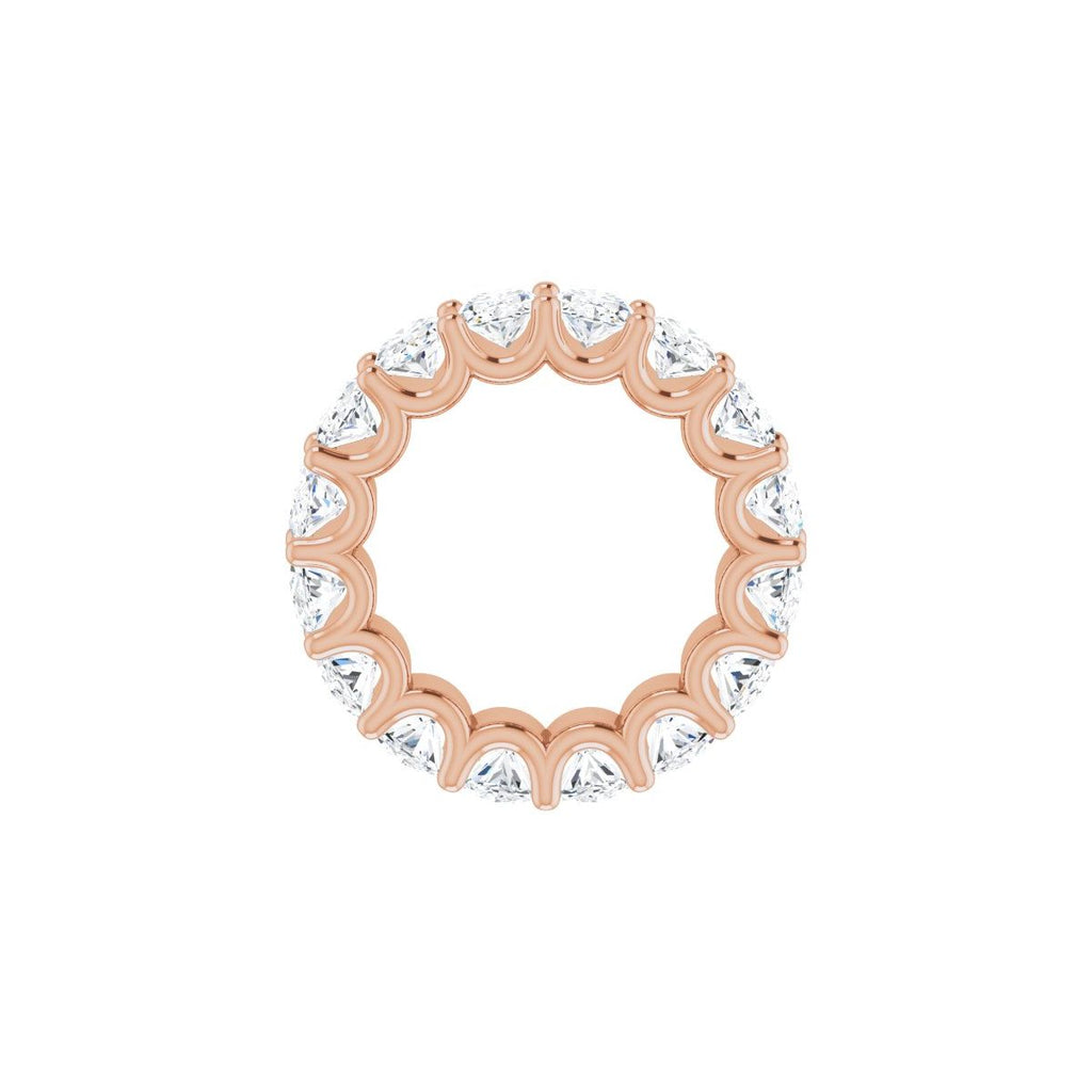 5 9/10 CTW Natural Diamond Eternity Band in 14k rose gold