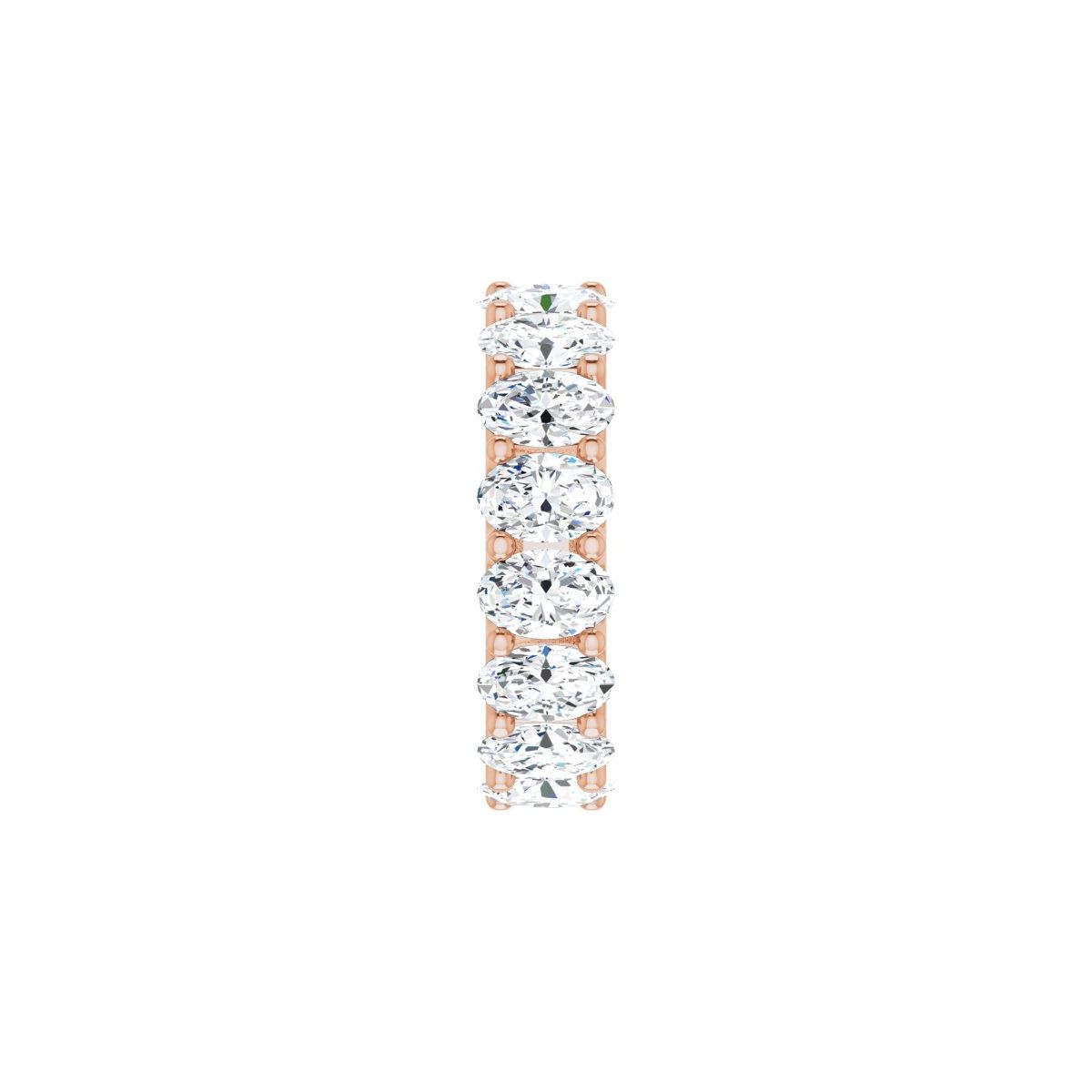 5 9/10 CTW Natural Diamond Eternity Band in 14k rose gold