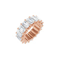 11 CTW Lab-Grown Diamond Eternity Band in 14k rose gold