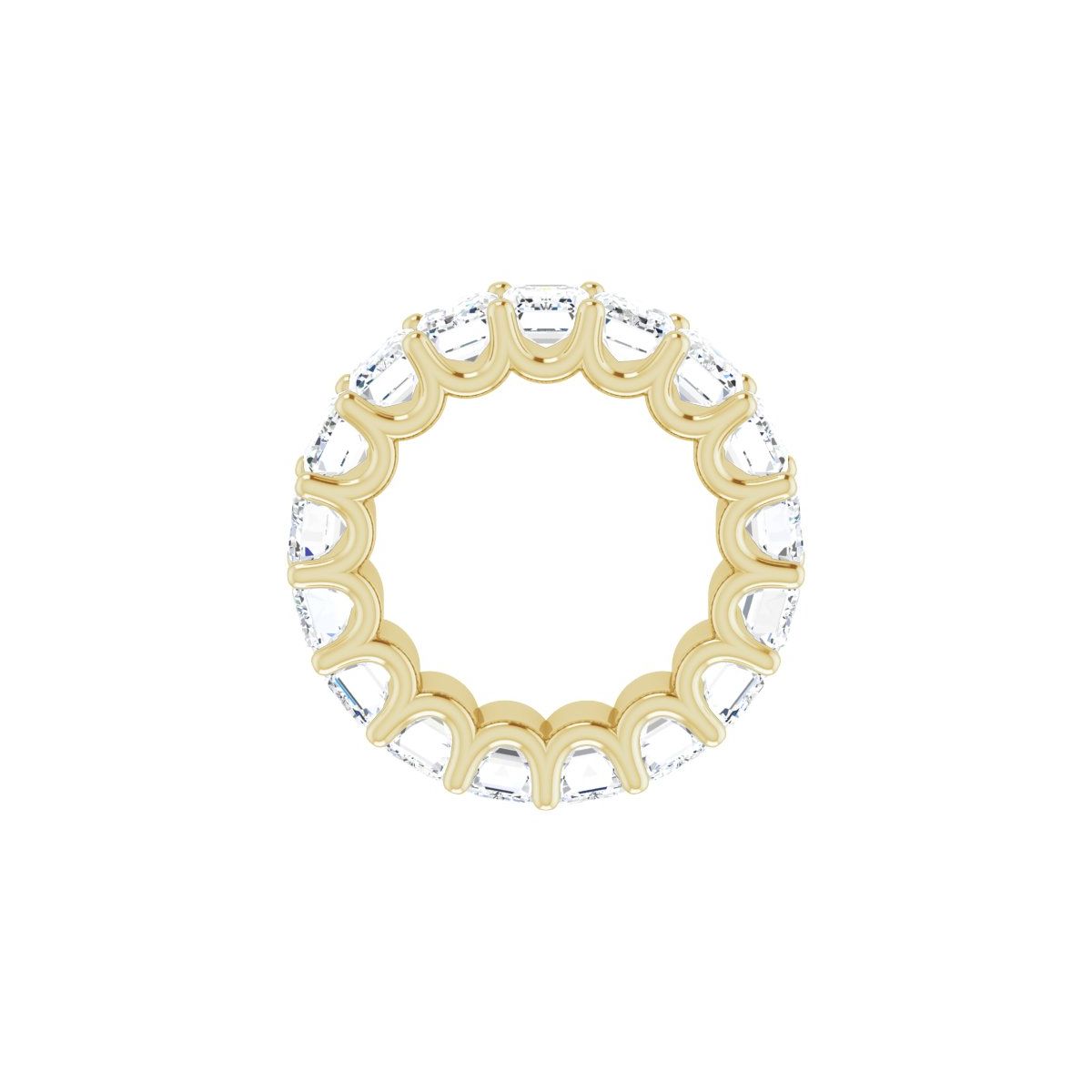 11 CTW Lab-Grown Diamond Eternity Band in 14k yellow gold