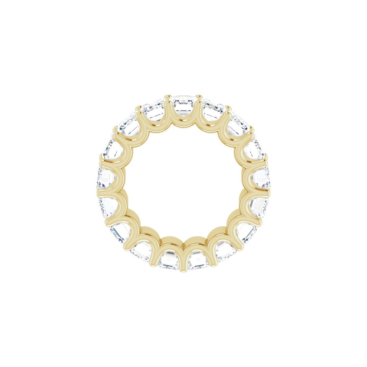 10 1/5 CTW Lab-Grown Diamond Eternity Band in 14k yellow gold
