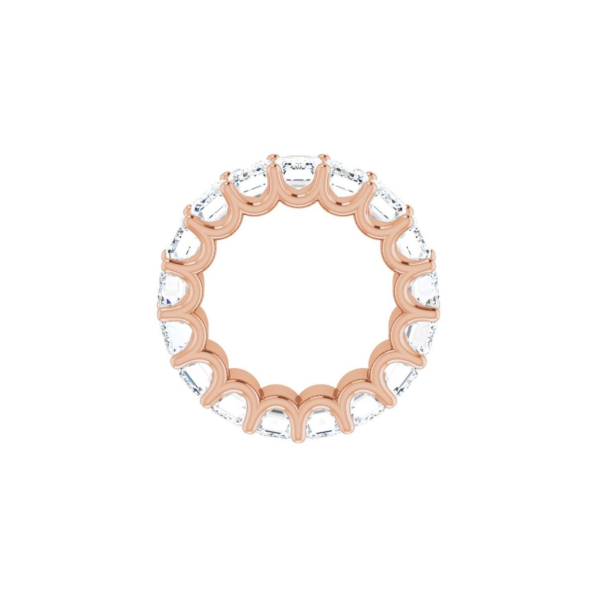 10 1/5 CTW Lab-Grown Diamond Eternity Band in 14k rose gold