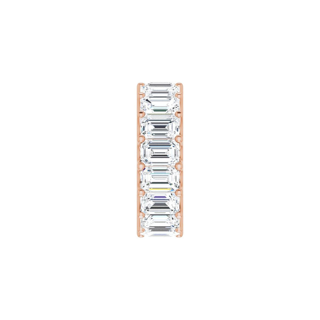 11 CTW Lab-Grown Diamond Eternity Band in 14k rose gold