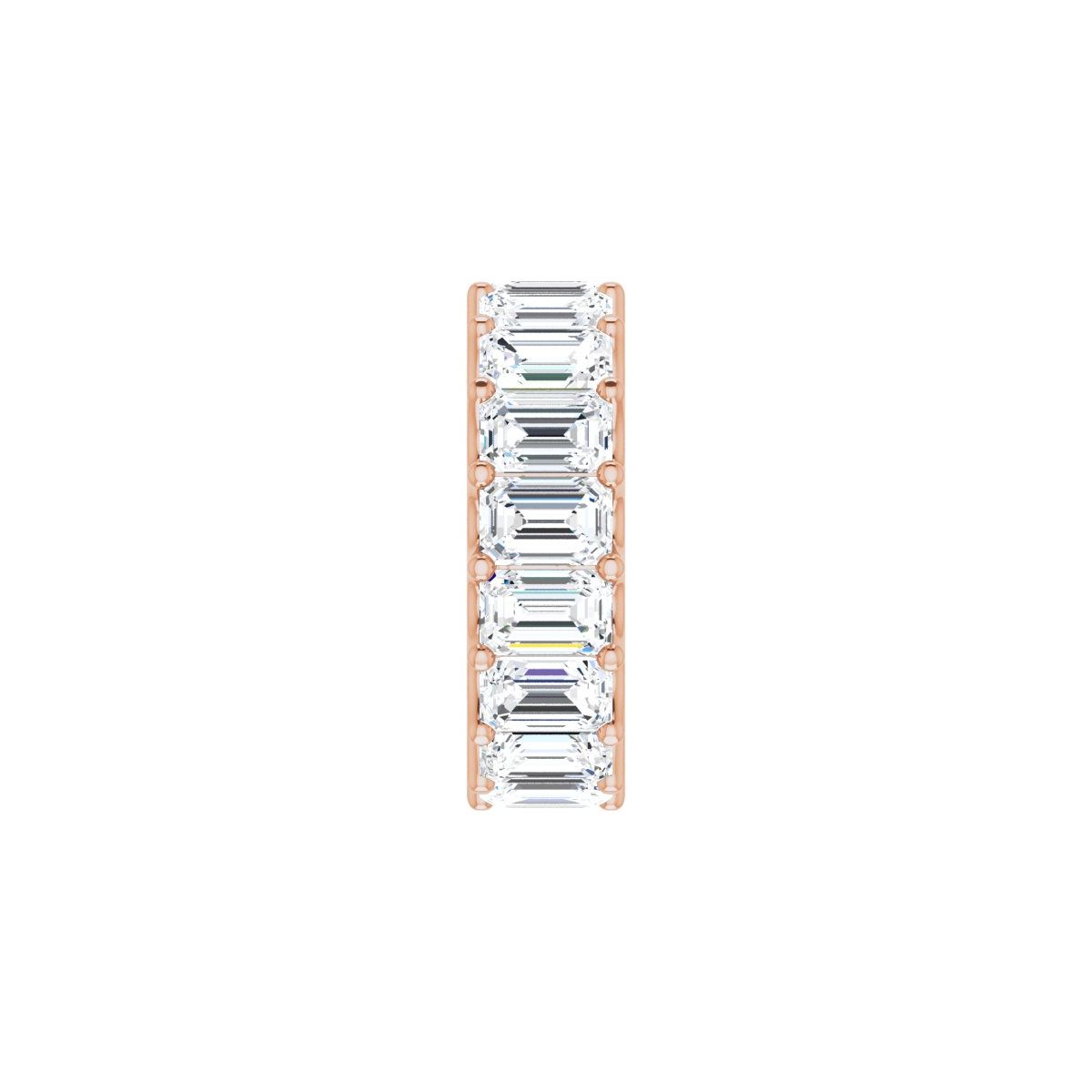 11 CTW Lab-Grown Diamond Eternity Band in 14k rose gold