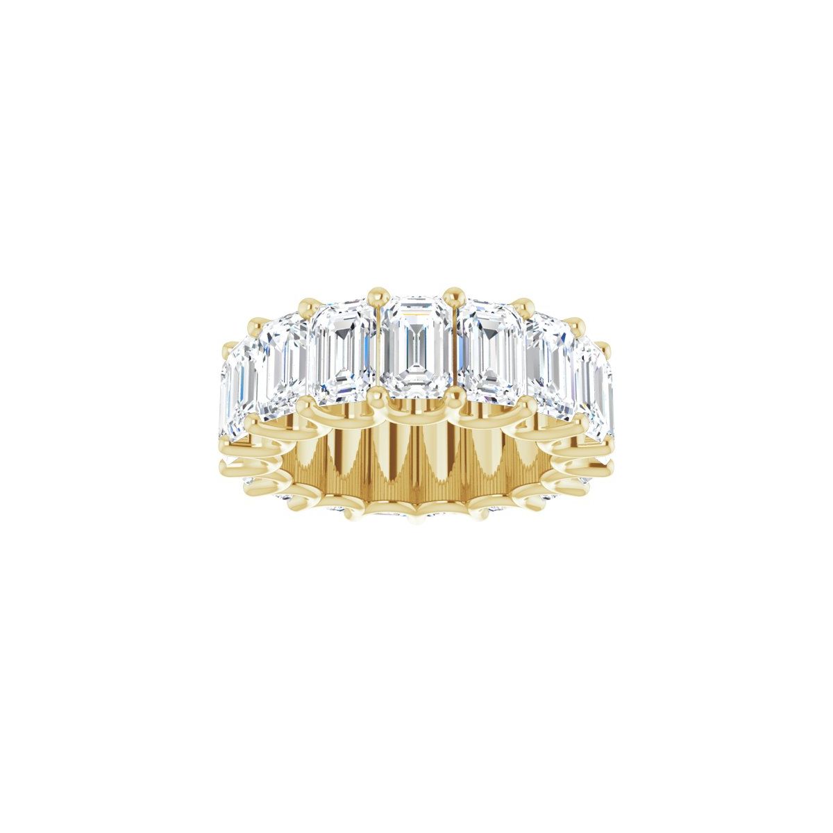 11 CTW Lab-Grown Diamond Eternity Band in 14k yellow gold