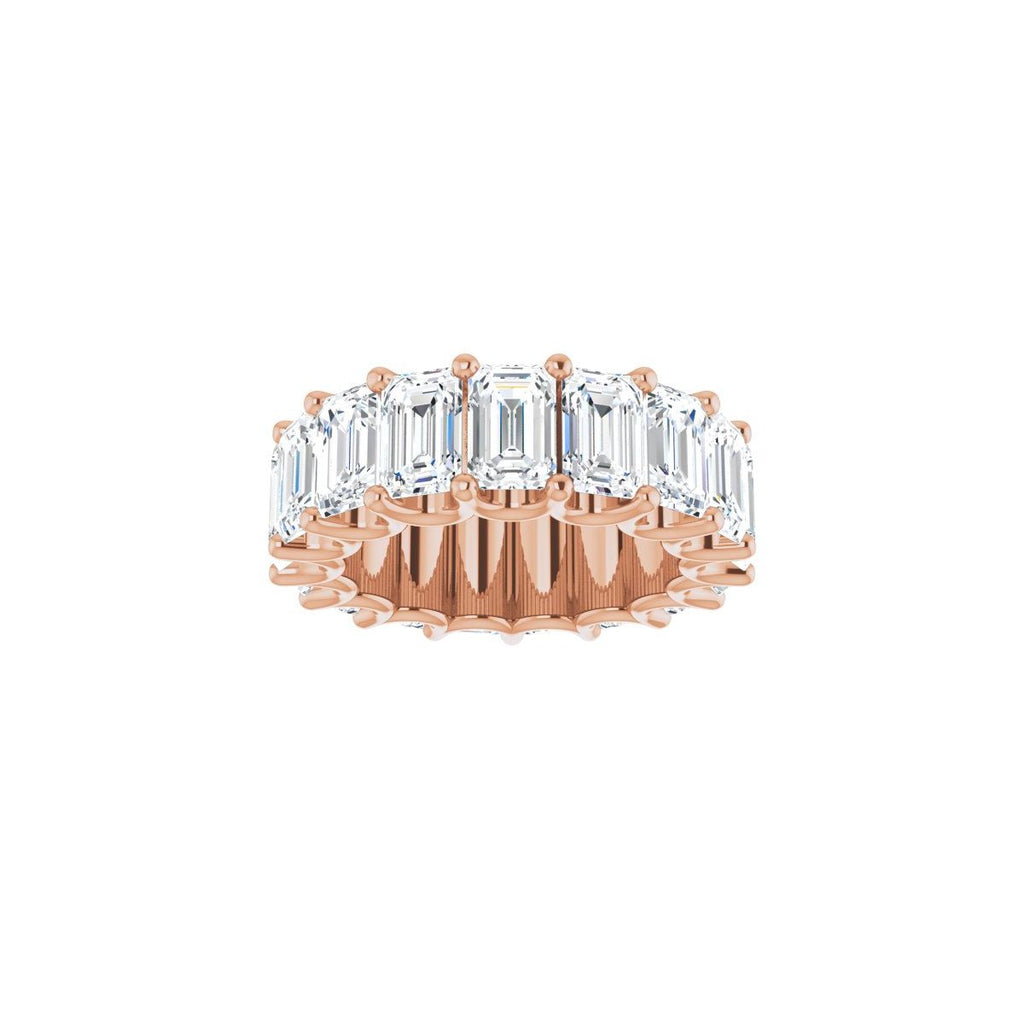10 1/5 CTW Lab-Grown Diamond Eternity Band in 14k rose gold