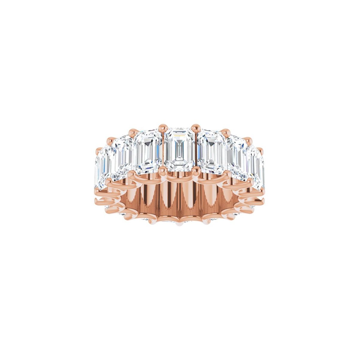 10 1/5 CTW Lab-Grown Diamond Eternity Band in 14k rose gold