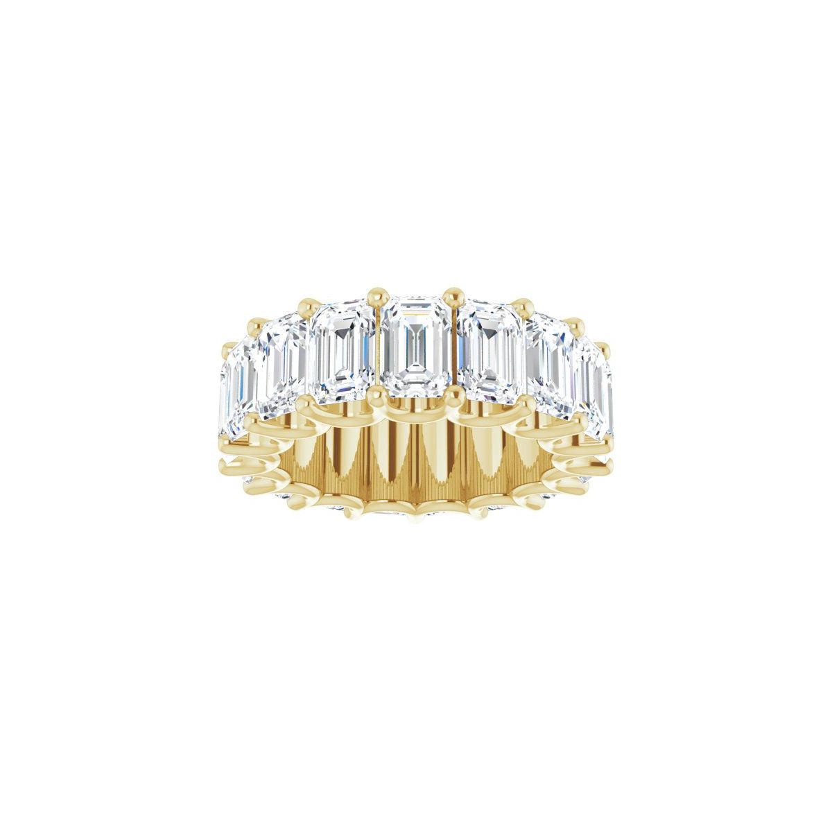 10 1/5 CTW Lab-Grown Diamond Eternity Band in 14k yellow gold