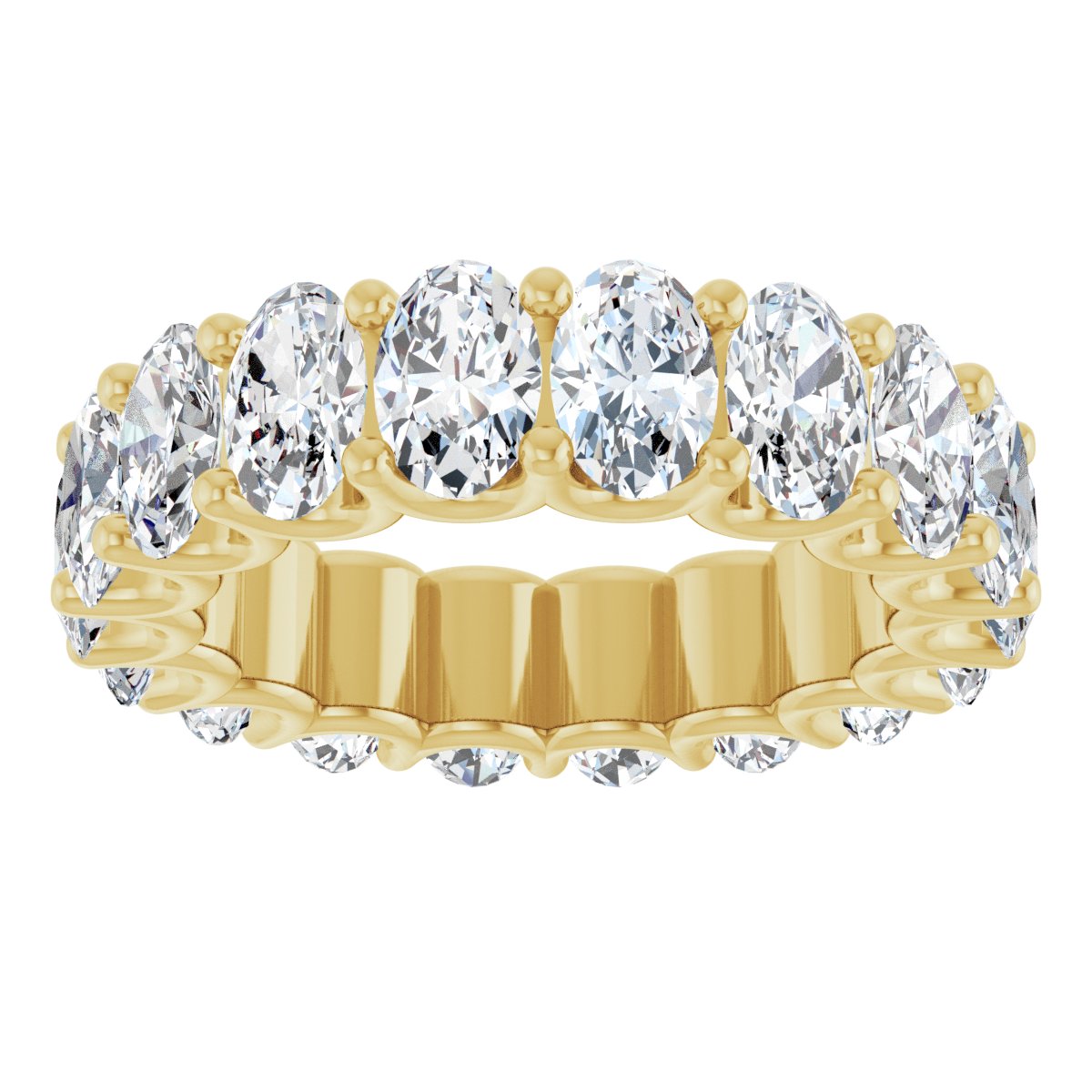 6 5/8 CTW Natural Diamond Eternity Band in 14k yellow gold