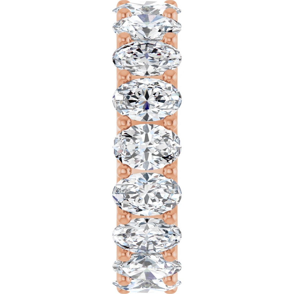 6 5/8 CTW Natural Diamond Eternity Band in 14k rose gold