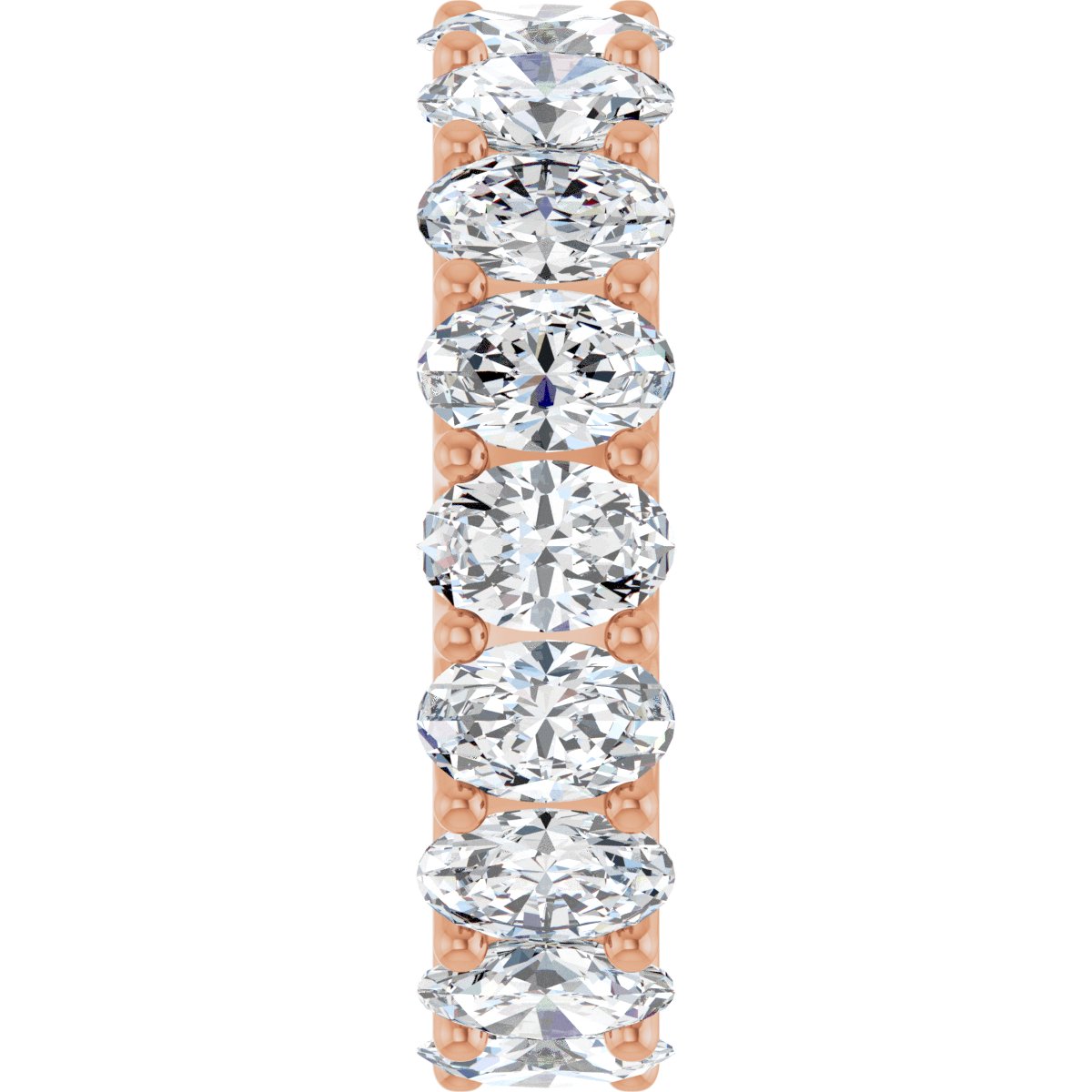 6 5/8 CTW Natural Diamond Eternity Band in 14k rose gold