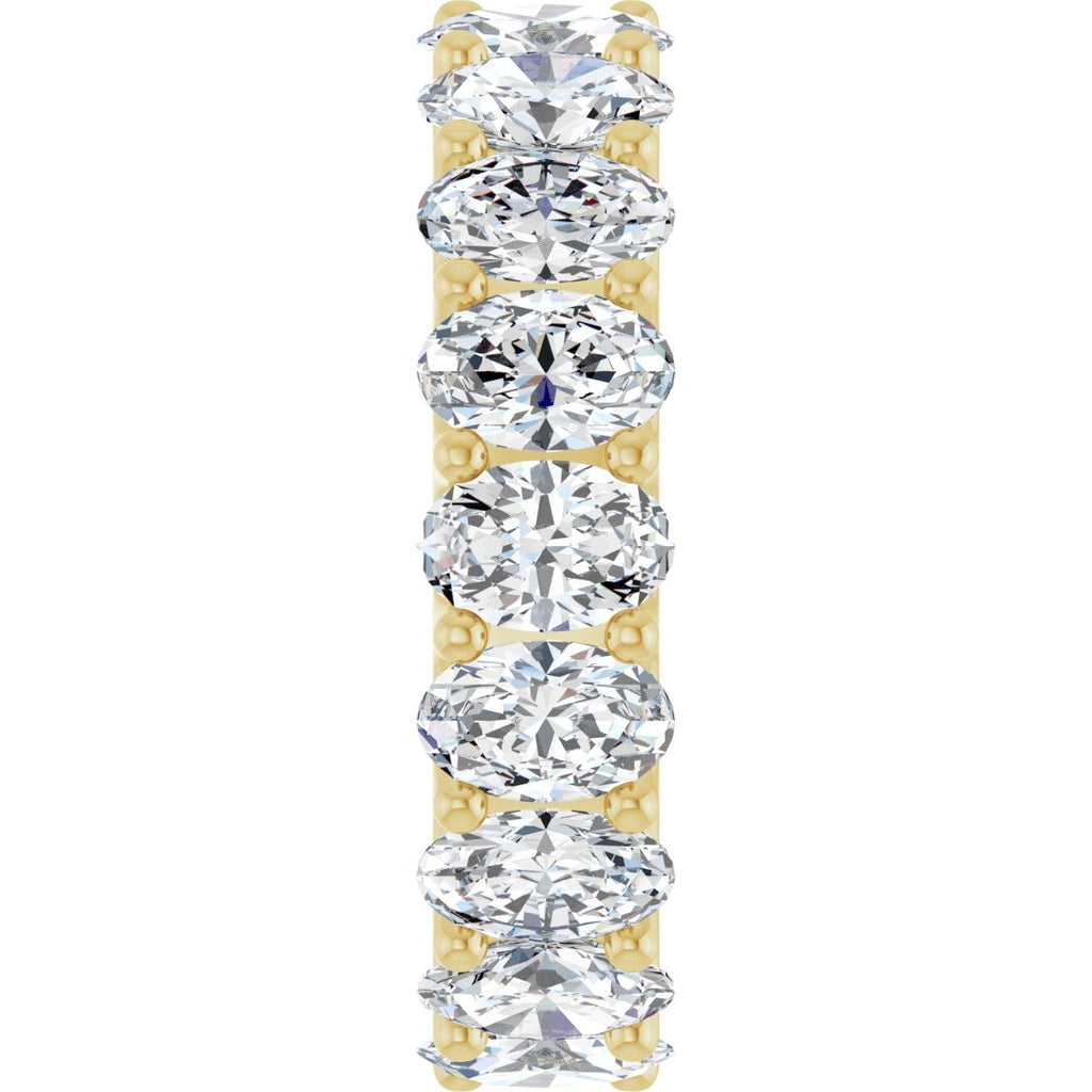6 5/8 CTW Natural Diamond Eternity Band in 14k yellow gold