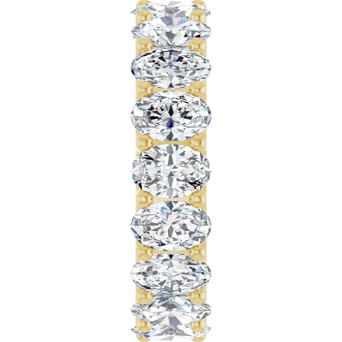 6 5/8 CTW Natural Diamond Eternity Band in 14k yellow gold