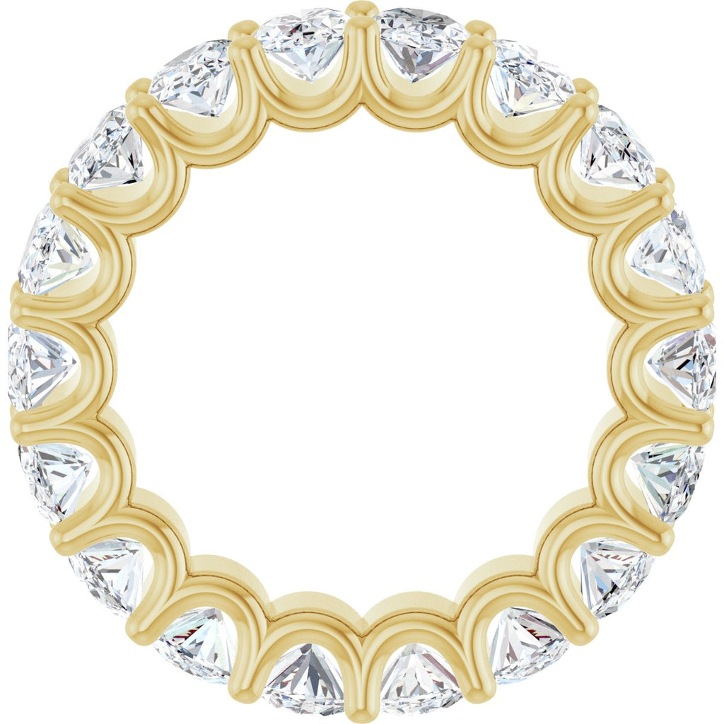 6 5/8 CTW Natural Diamond Eternity Band in 14k yellow gold