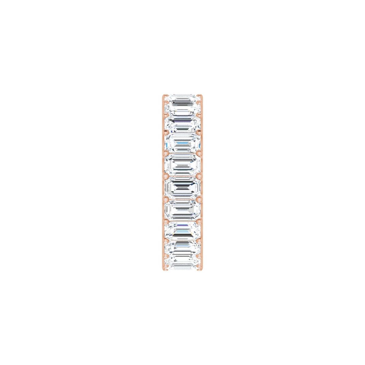 7 1/8 CTW Natural Diamond Eternity Band in 14k rose gold