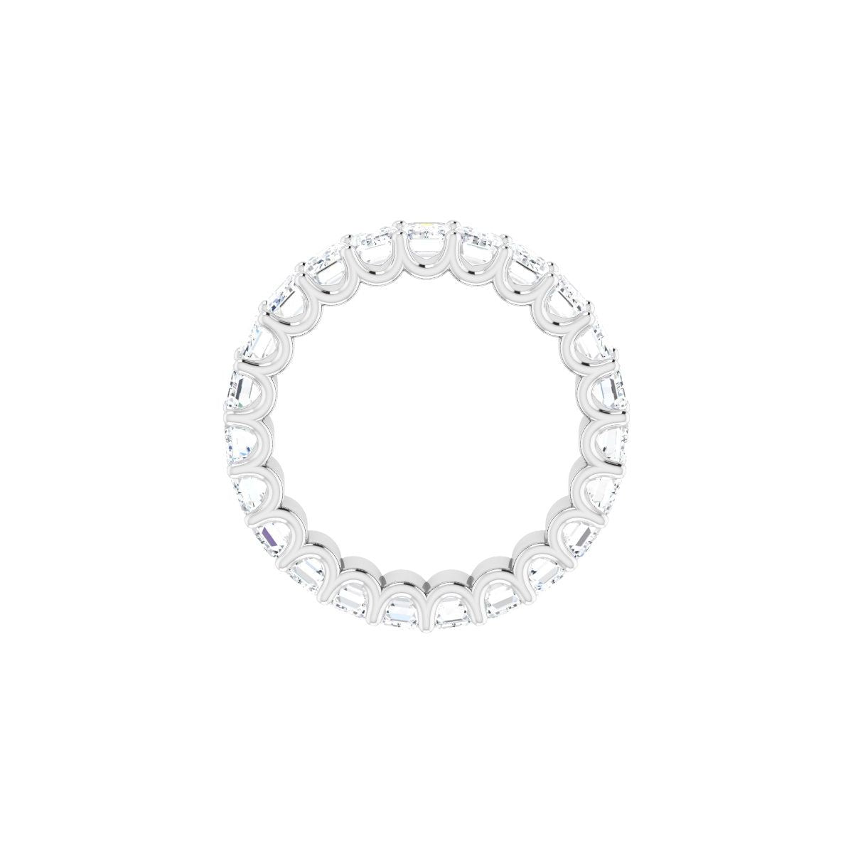 8 CTW Natural Diamond Eternity Band in platinum