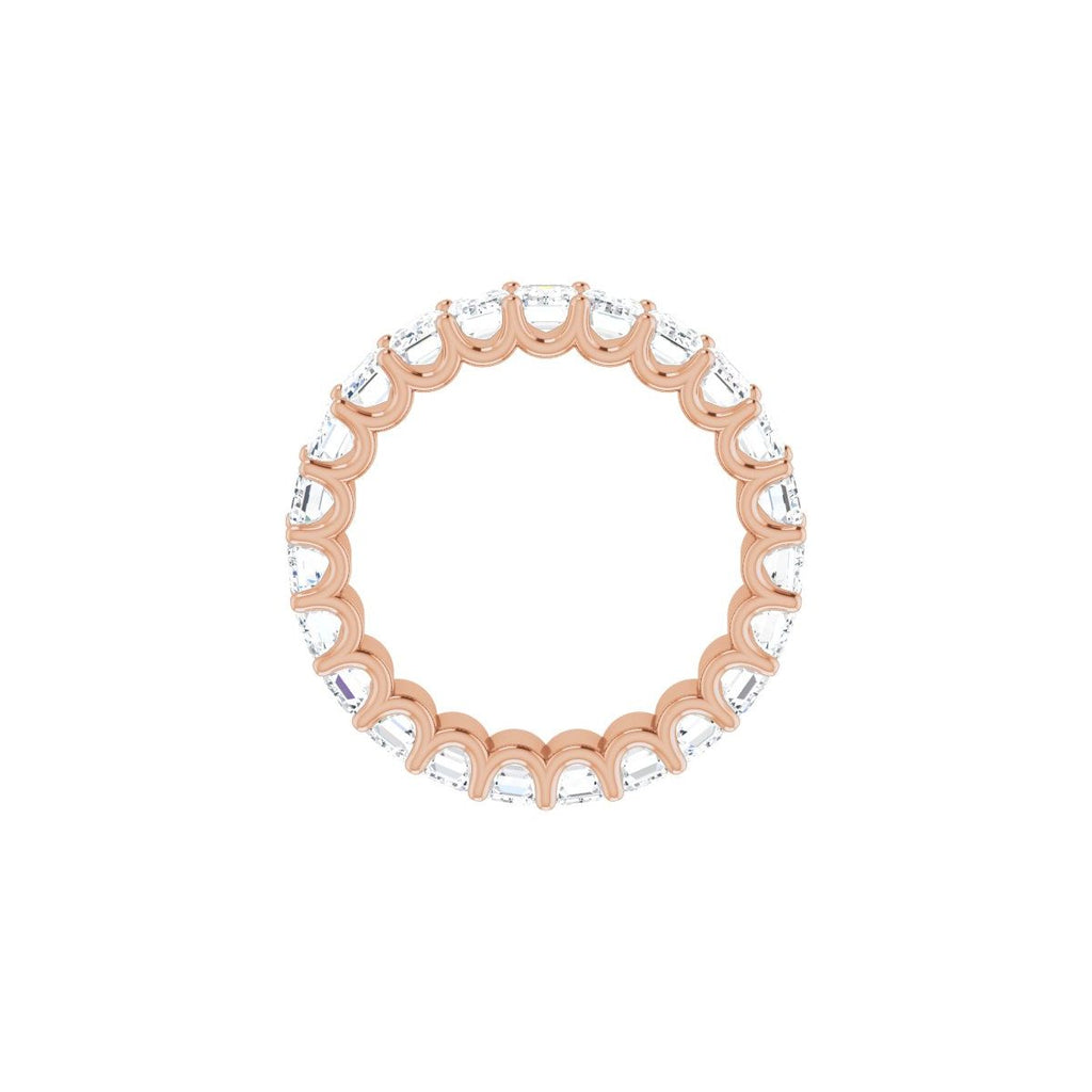 7 1/8 CTW Natural Diamond Eternity Band in 14k rose gold
