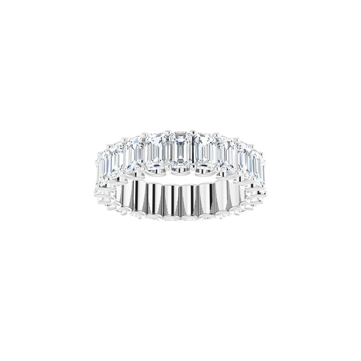 8 CTW Natural Diamond Eternity Band in platinum