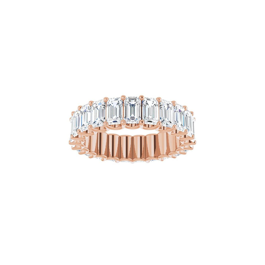 7 1/8 CTW Natural Diamond Eternity Band in 14k rose gold