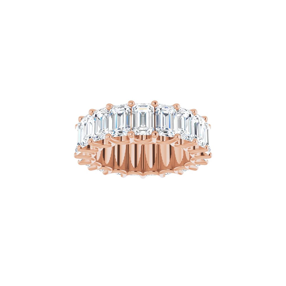 11 3/8 CTW Lab-Grown Diamond Eternity Band in 14k rose gold