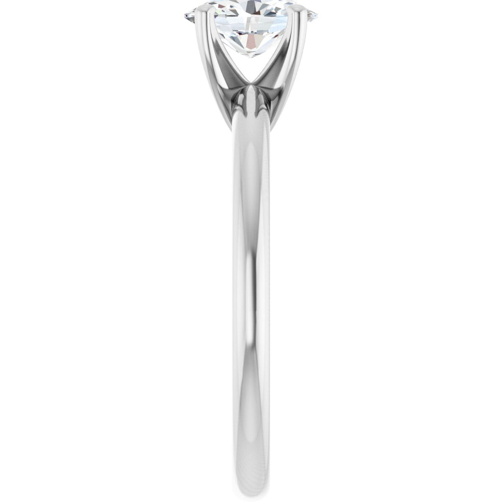 3/4 CTW Lab-Grown Diamond Engagement Ring in 14k white gold