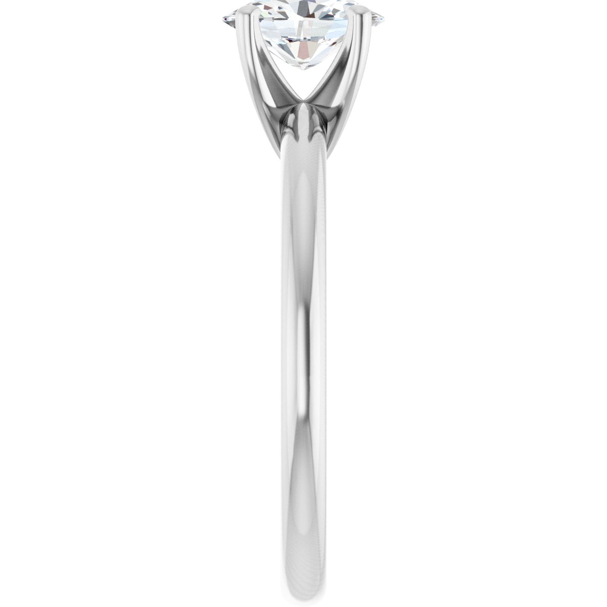 3/4 CTW Lab-Grown Diamond Engagement Ring in 14k white gold