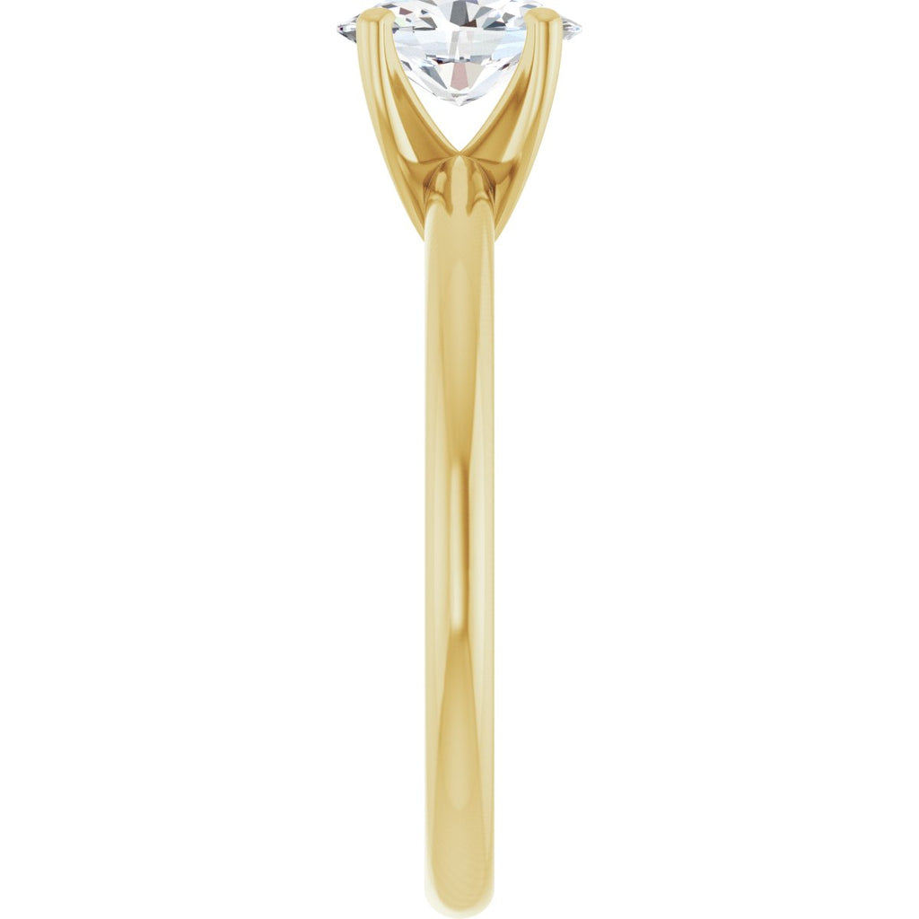 3/4 CTW Lab-Grown Diamond Engagement Ring in 14k yellow gold
