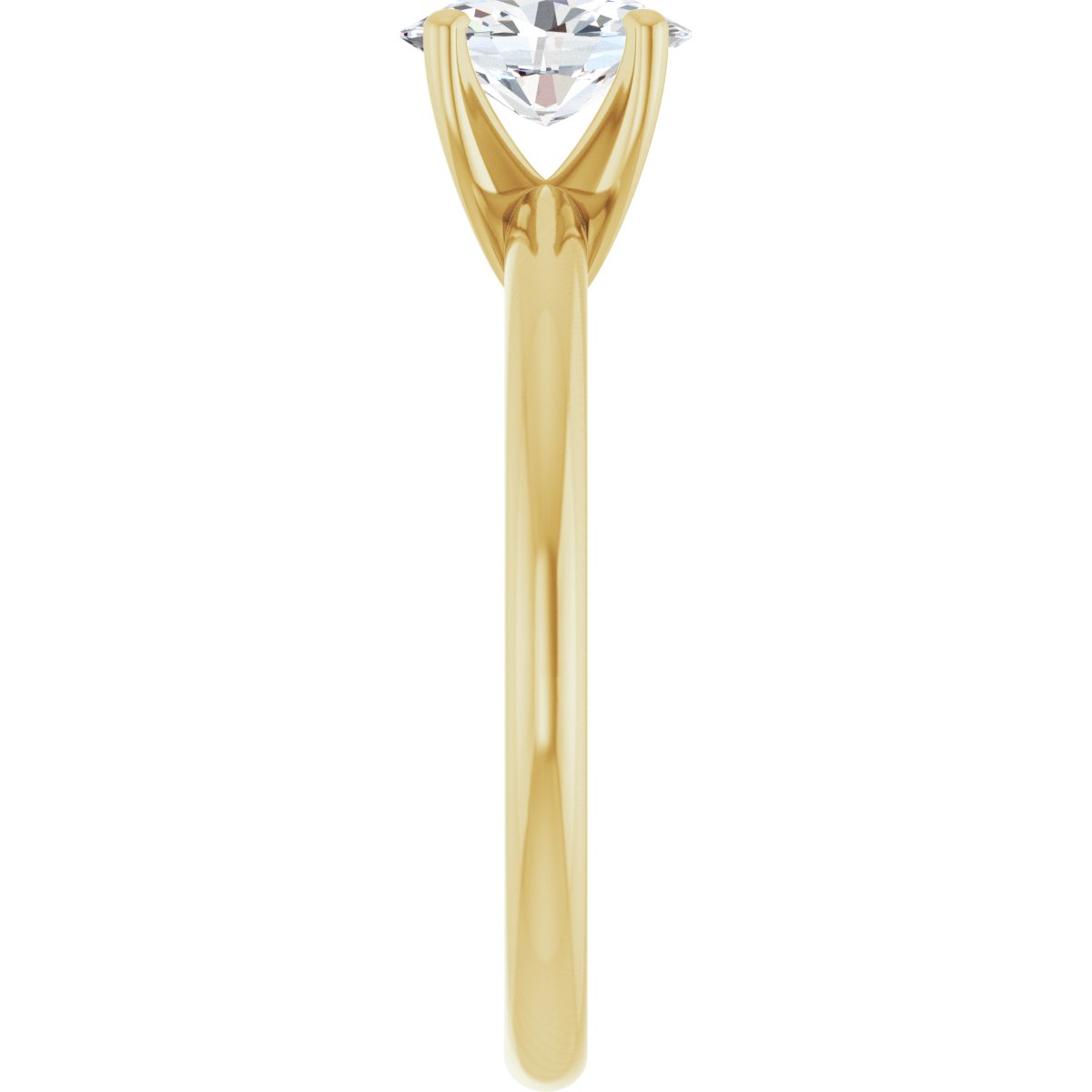 3/4 CTW Lab-Grown Diamond Engagement Ring in 14k yellow gold