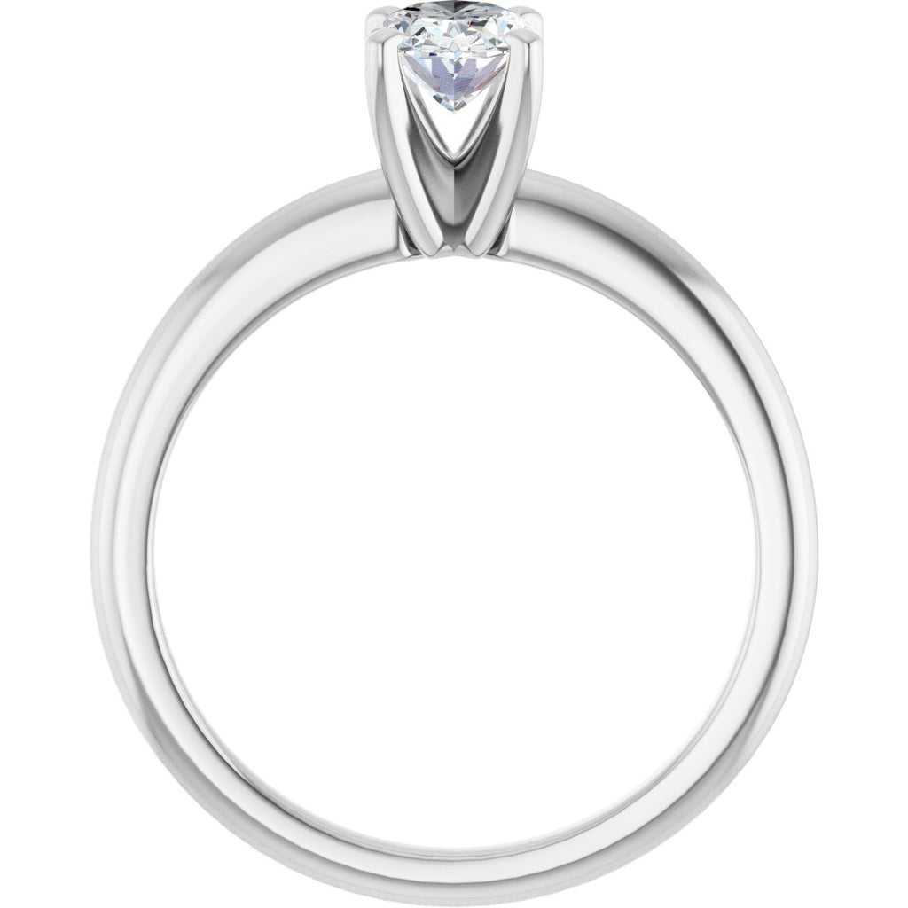 3/4 CTW Lab-Grown Diamond Engagement Ring in 14k white gold