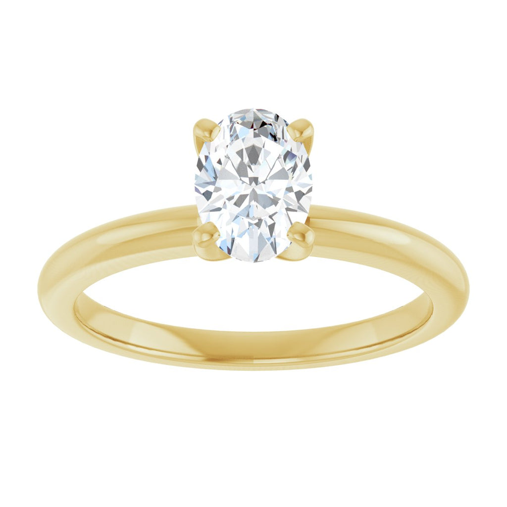 3/4 CTW Lab-Grown Diamond Engagement Ring in 14k yellow gold