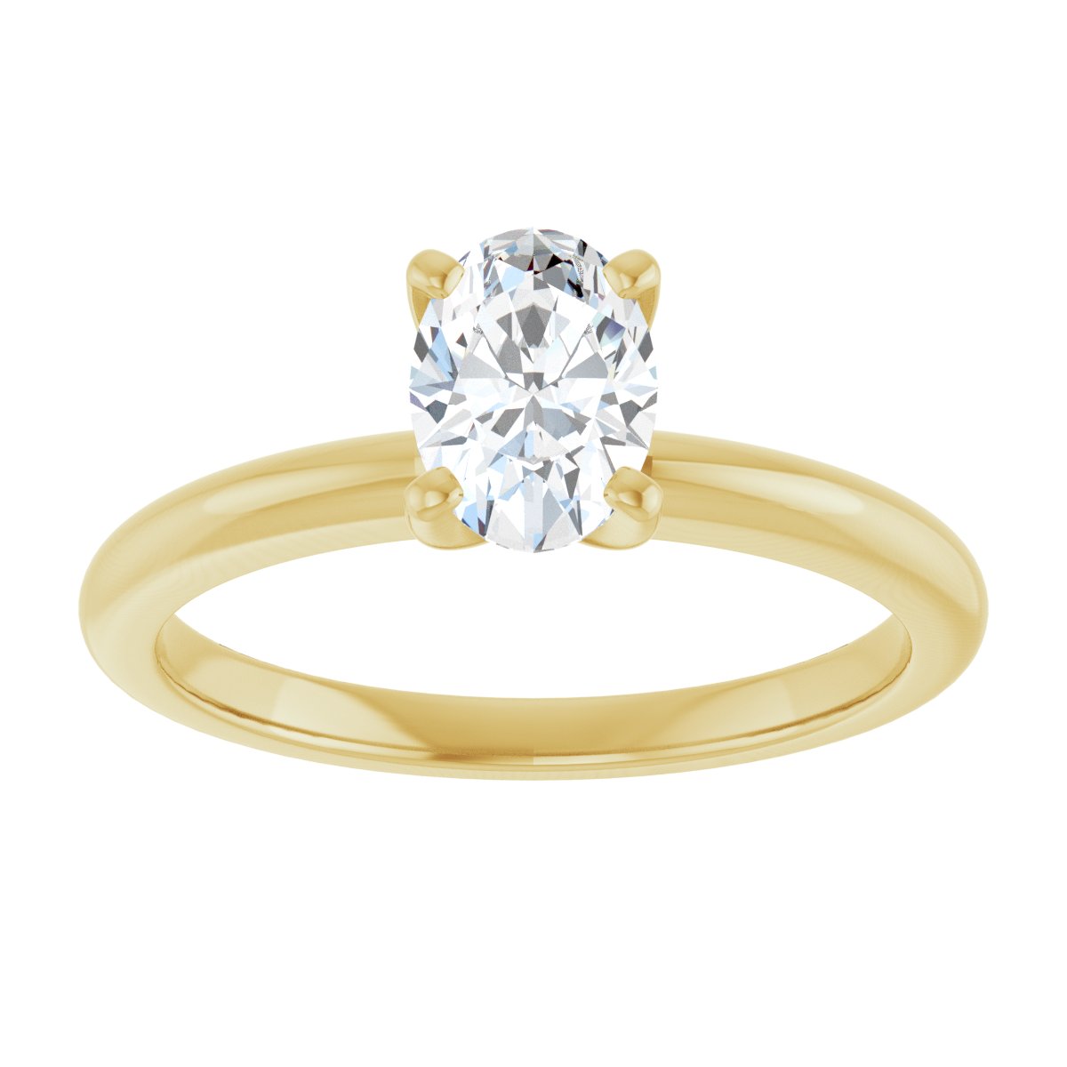 3/4 CTW Lab-Grown Diamond Engagement Ring in 14k yellow gold