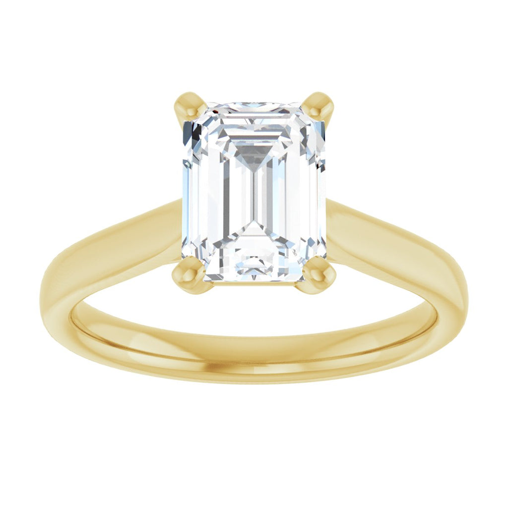 1 3/4 CTW Lab-Grown Diamond Engagement Ring in 14k yellow gold