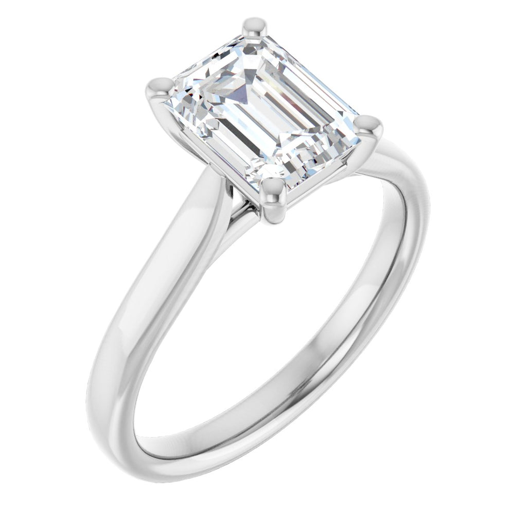 1 3/4 CTW Lab-Grown Diamond Engagement Ring in 14k white gold