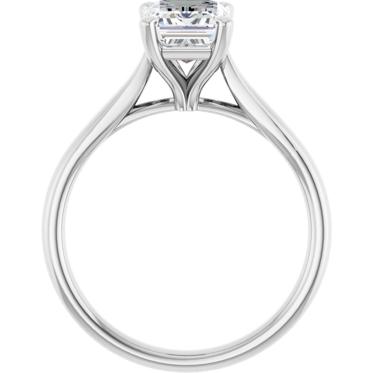 1 3/4 CTW Lab-Grown Diamond Engagement Ring in 14k white gold