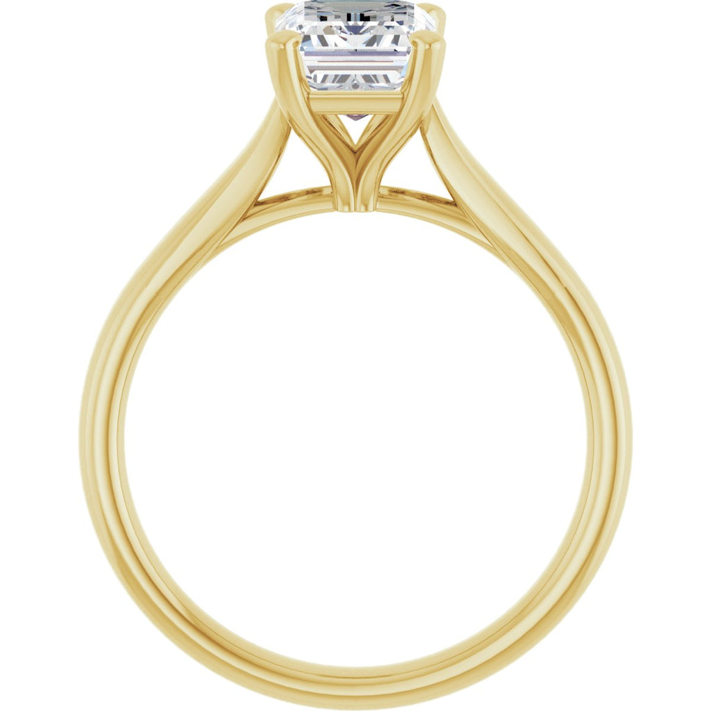 1 3/4 CTW Lab-Grown Diamond Engagement Ring in 14k yellow gold