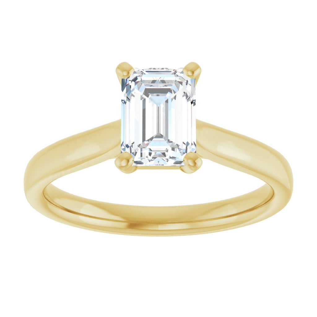 1 1/8 CTW Lab-Grown Diamond Engagement Ring in 14k yellow gold