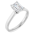 1 1/8 CTW Lab-Grown Diamond Engagement Ring in 14k white gold