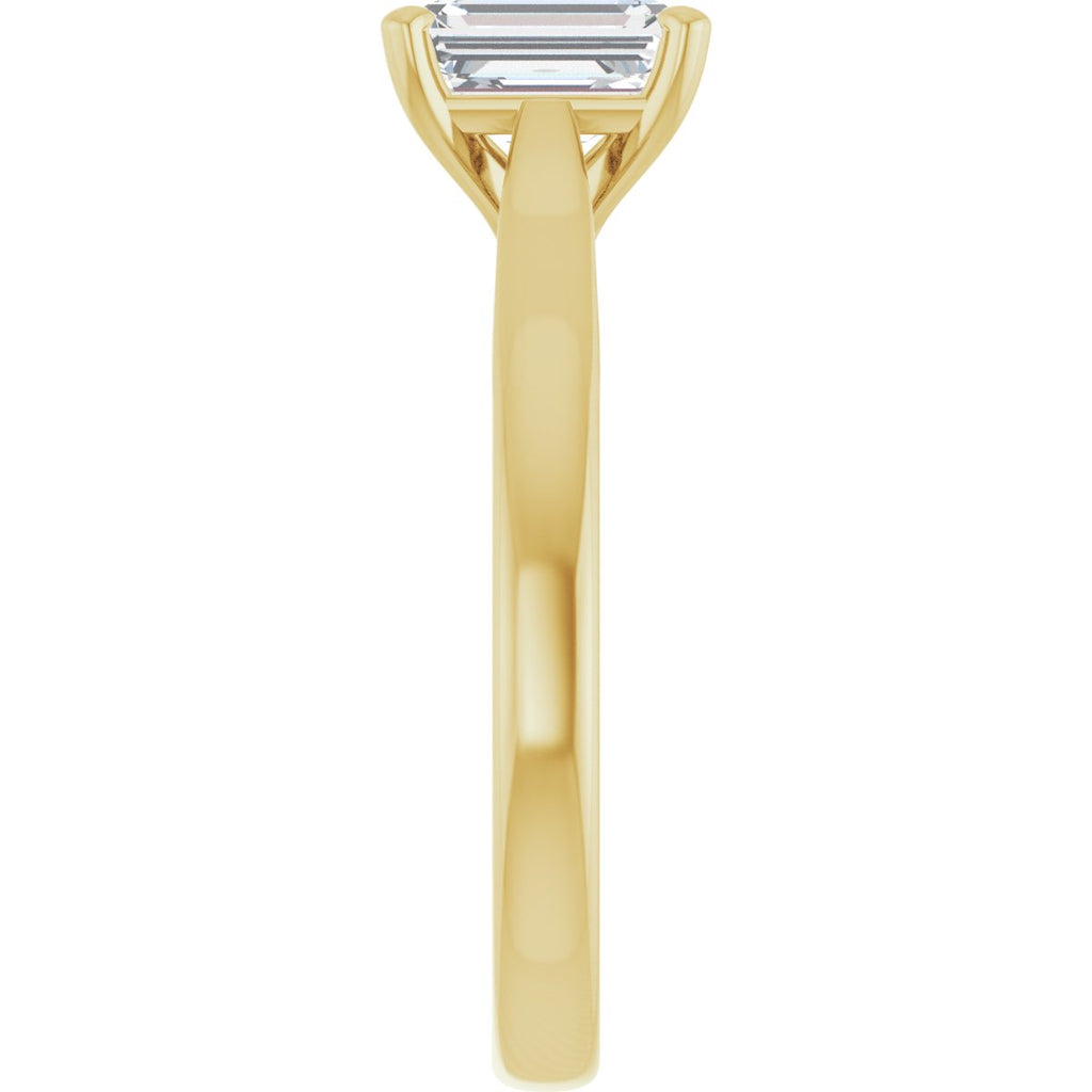 1 1/8 CTW Lab-Grown Diamond Engagement Ring in 14k yellow gold