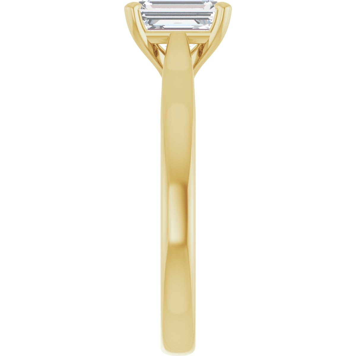 1 1/8 CTW Lab-Grown Diamond Engagement Ring in 14k yellow gold