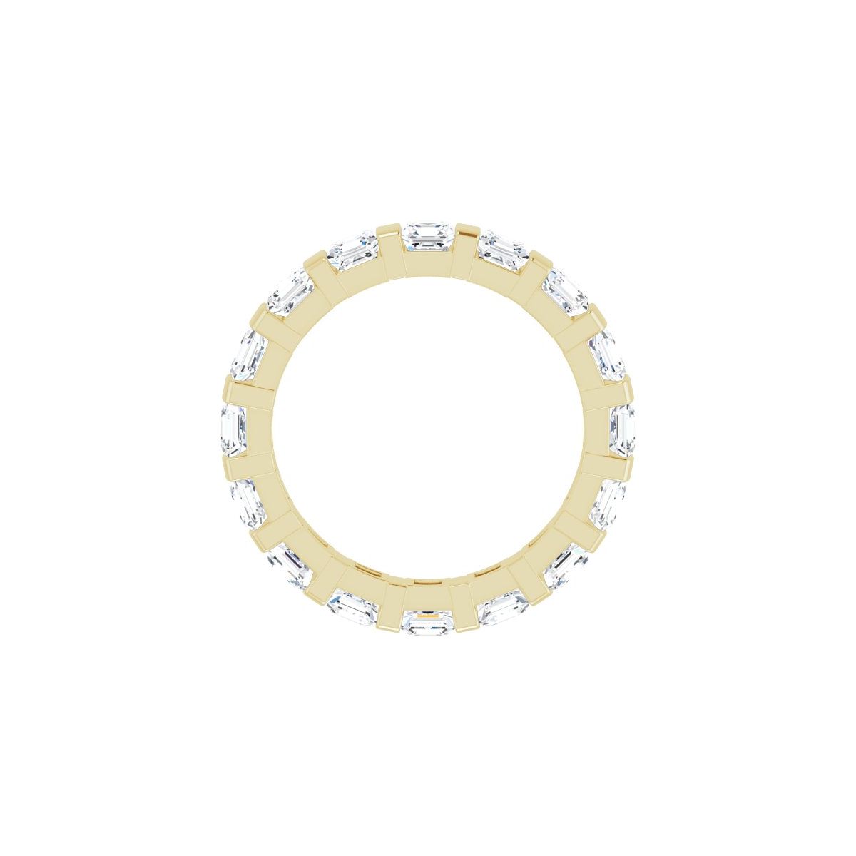 2 1/2 CTW Natural Diamond Eternity Band in 14k yellow gold