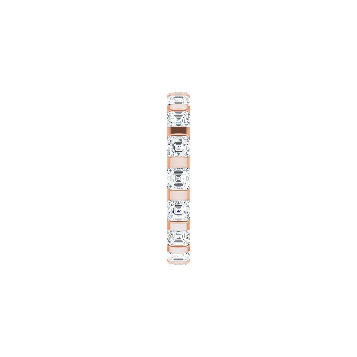 2 1/2 CTW Natural Diamond Eternity Band in 14k rose gold
