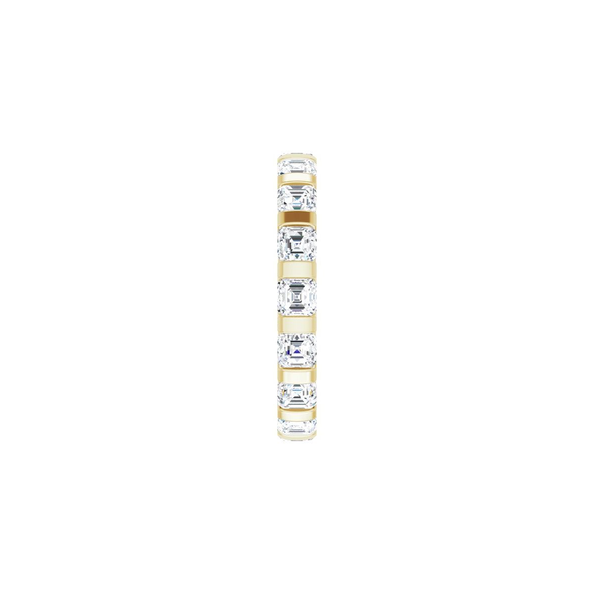 2 1/2 CTW Natural Diamond Eternity Band in 14k yellow gold