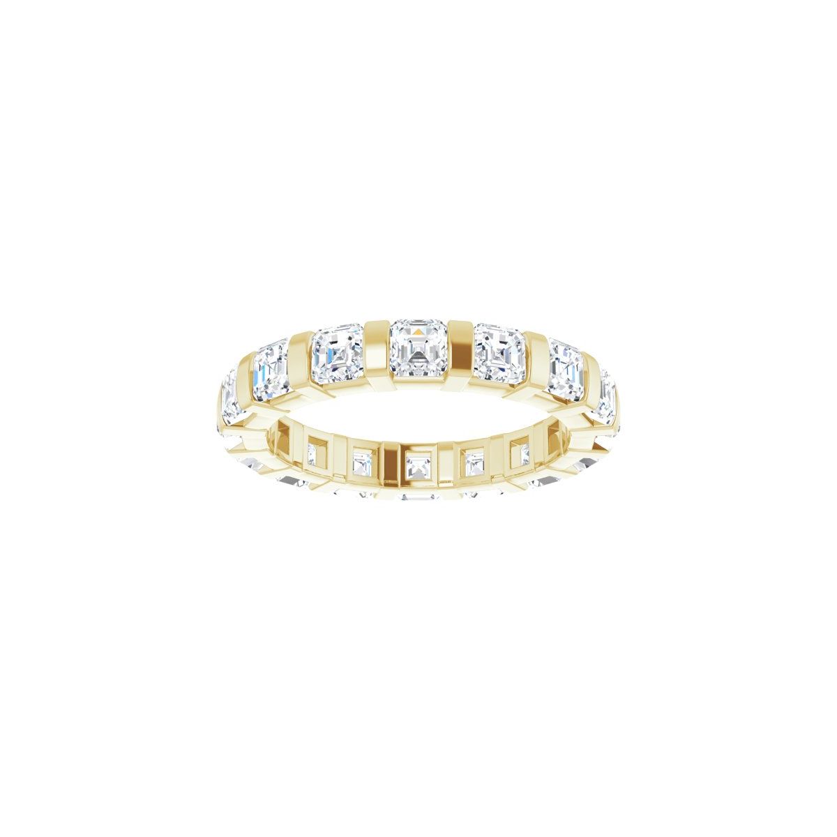 2 1/2 CTW Natural Diamond Eternity Band in 14k yellow gold