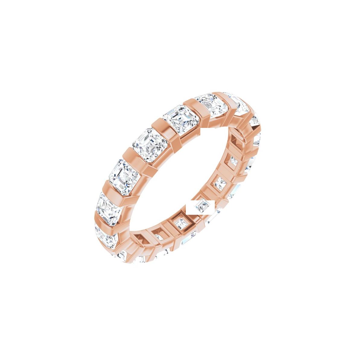 2 1/2 CTW Natural Diamond Eternity Band in 14k rose gold