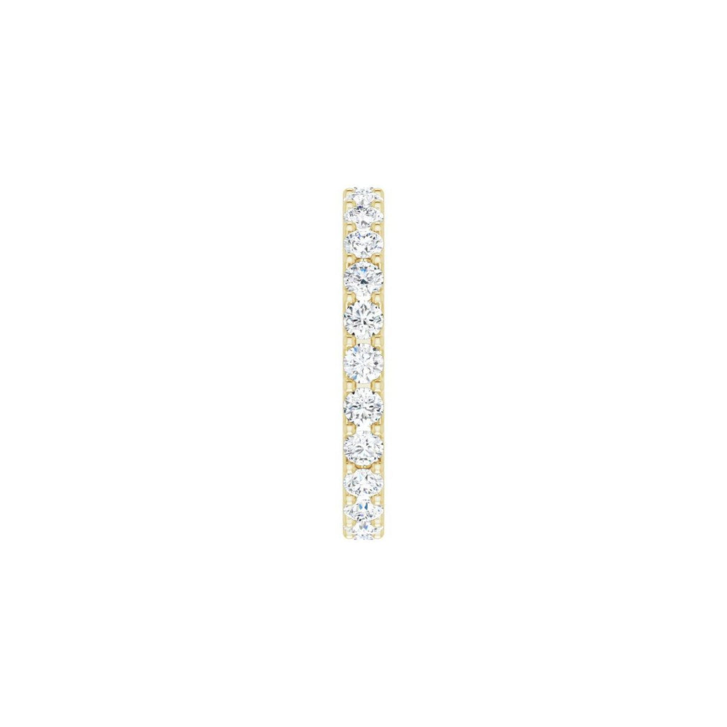 1 1/2 CTW Natural Diamond Eternity Band in 14k yellow gold