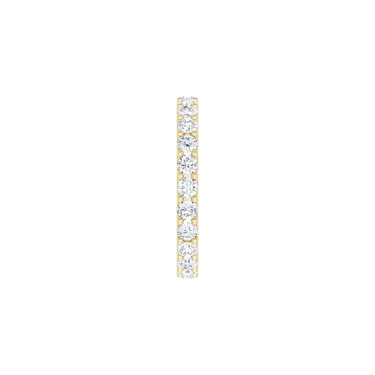 1 1/2 CTW Natural Diamond Eternity Band in 14k yellow gold