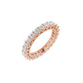 1 1/2 CTW Natural Diamond Eternity Band in 14k rose gold