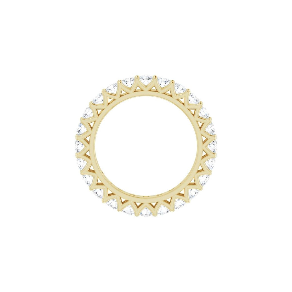 1 1/2 CTW Natural Diamond Eternity Band in 14k yellow gold
