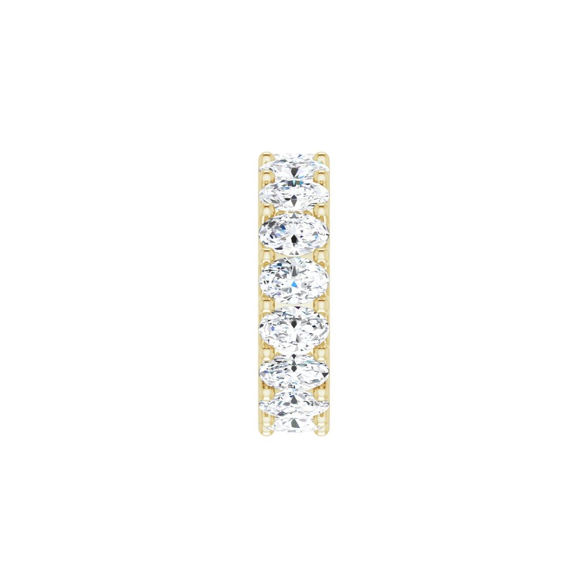 6 1/3 CTW Natural Diamond Eternity Band in 14k yellow gold